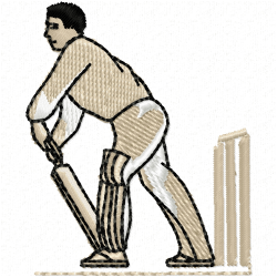 Cricket Embroidery Design 8 Cricket Embroidery Design 8
